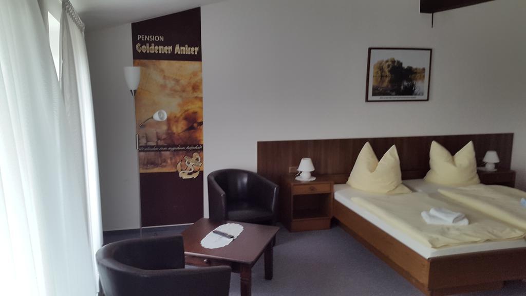 Hotel Goldener Anker Genthin Esterno foto
